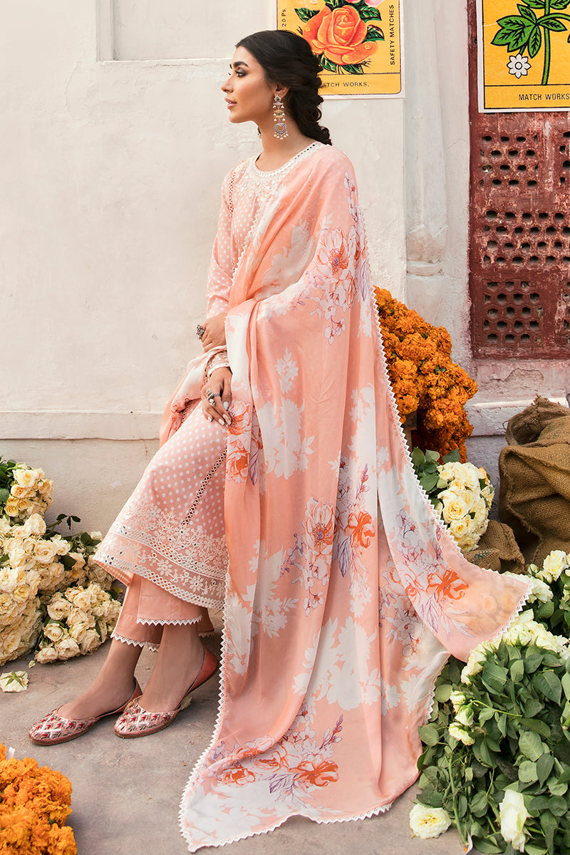 PASTEL WHISPER-3PC PRINTED LAWN SUIT | EID LAWN-2 | CROSS STITCH in UK USA UAE online kapraye.com