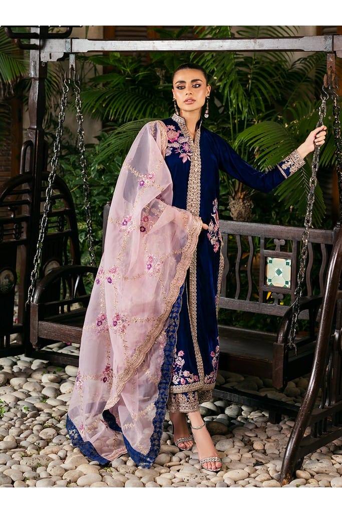 Meher | Velvet Unstitched '25 | Zainab Chottani