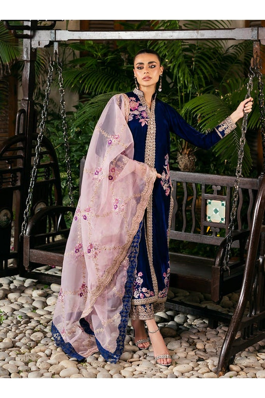 Meher | Velvet Unstitched '25 | Zainab Chottani