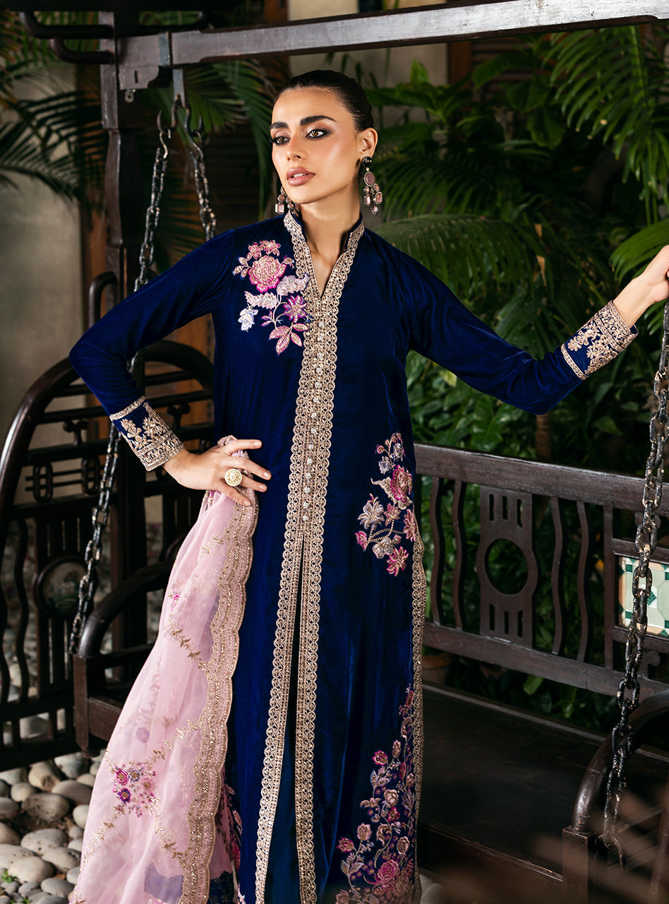 Meher | Velvet Unstitched '25 | Zainab Chottani