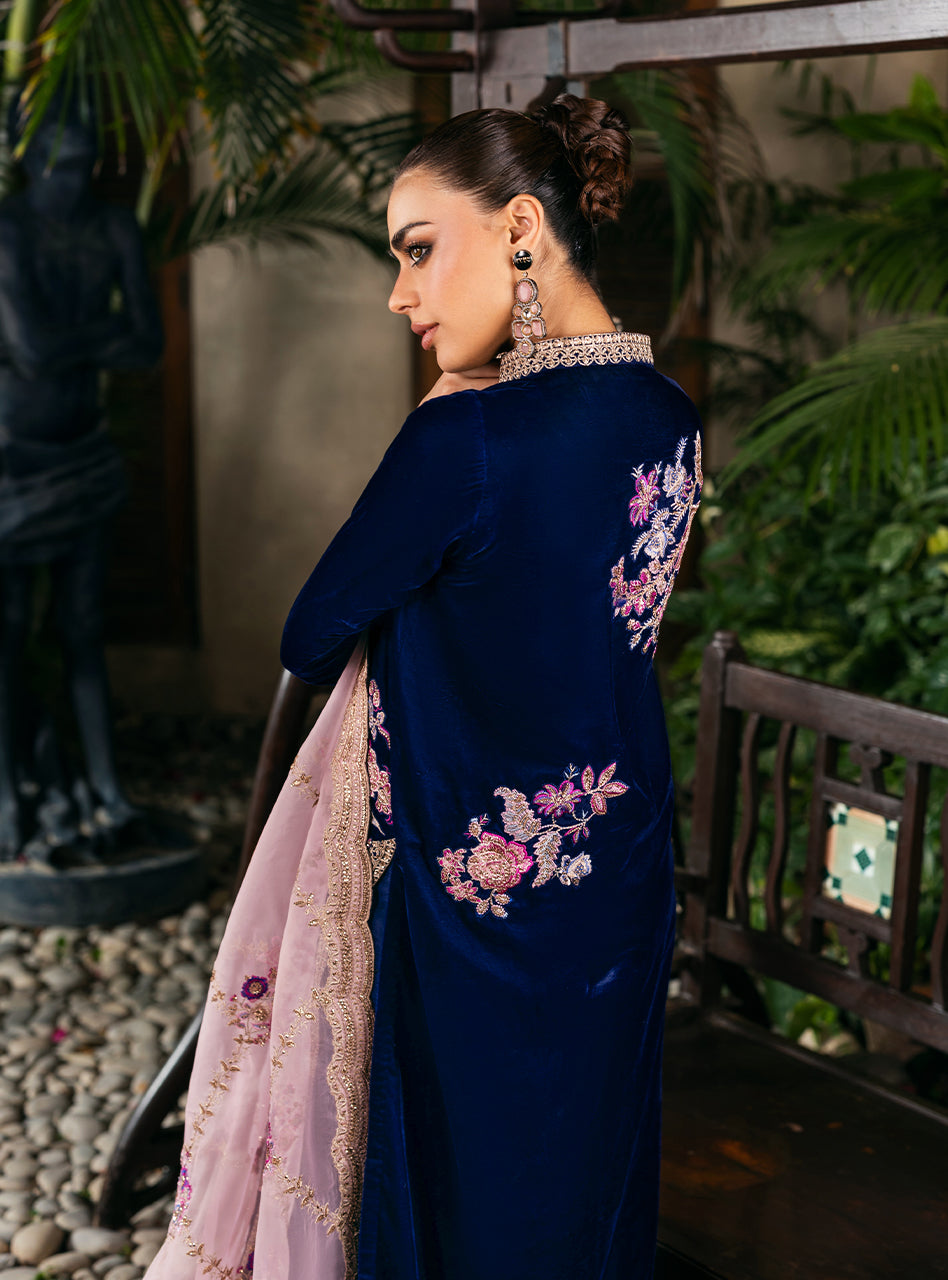 Meher | Velvet Unstitched '25 | Zainab Chottani