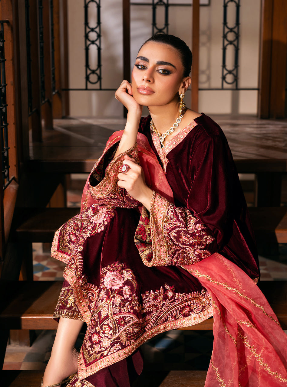 Aima | Velvet Unstitched '25 | Zainab Chottani