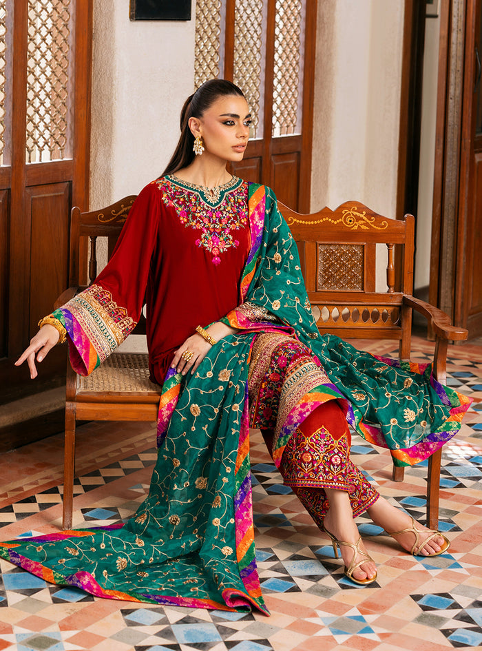 Sifa | Velvet Unstitched '25 | Zainab Chottani