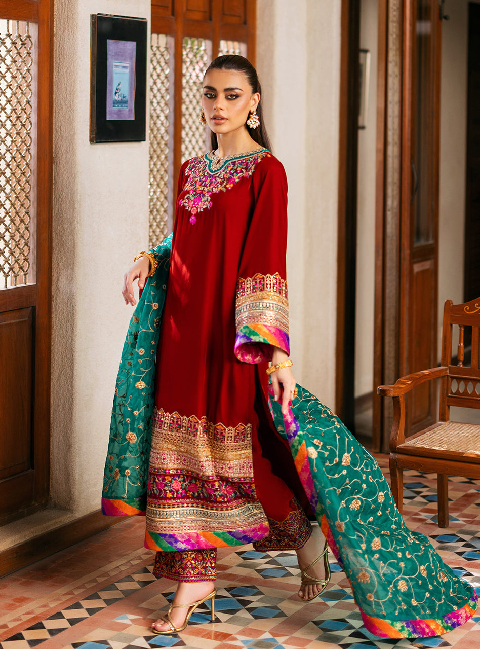 Sifa | Velvet Unstitched '25 | Zainab Chottani