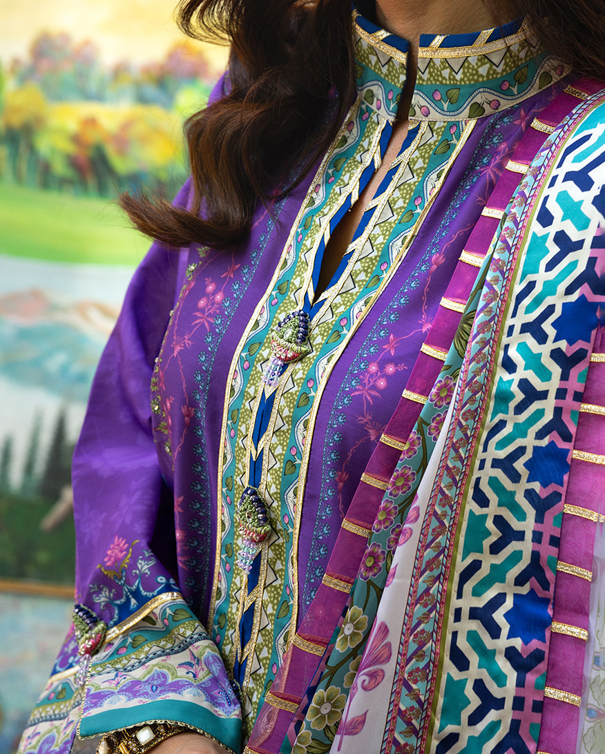 Cosmic Spindle | NIRVANA PRINTED SILK | MUSHQ