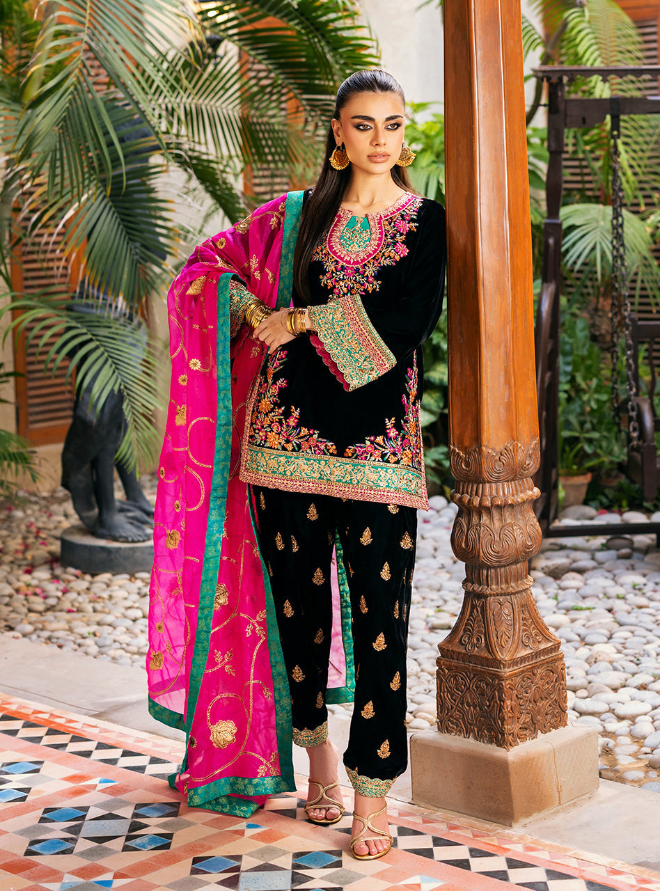 Zeba | Velvet Unstitched '25 | Zainab Chottani