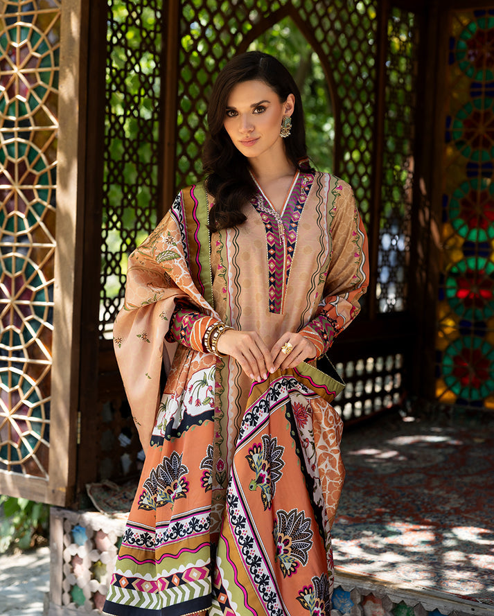 Solara Crest | NIRVANA PRINTED SILK | MUSHQ