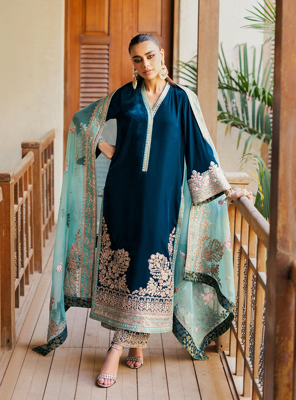 Elsa | Velvet Unstitched '25 | Zainab Chottani