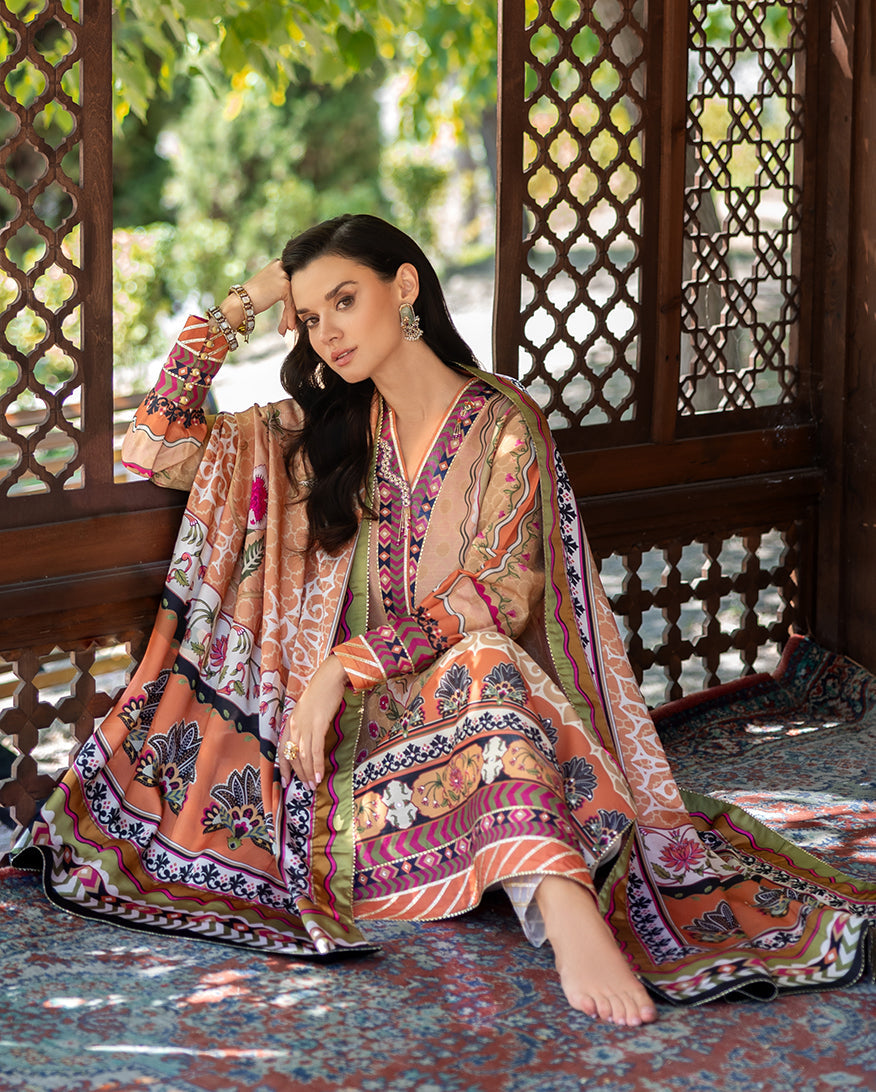 Solara Crest | NIRVANA PRINTED SILK | MUSHQ