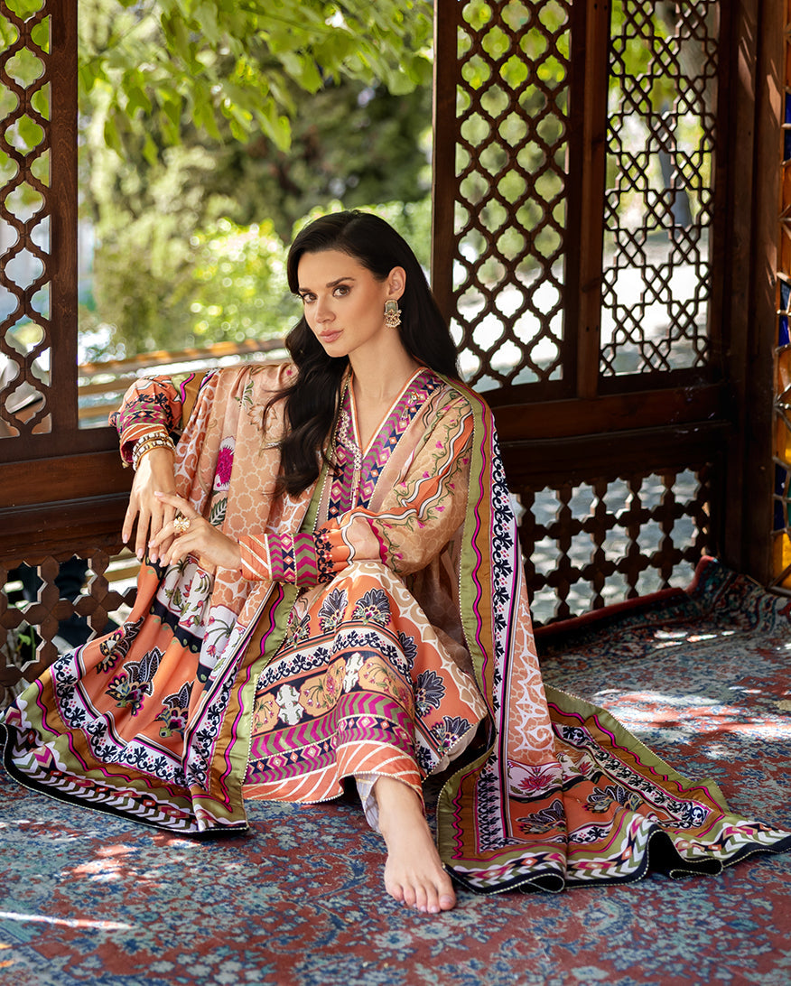 Solara Crest | NIRVANA PRINTED SILK | MUSHQ