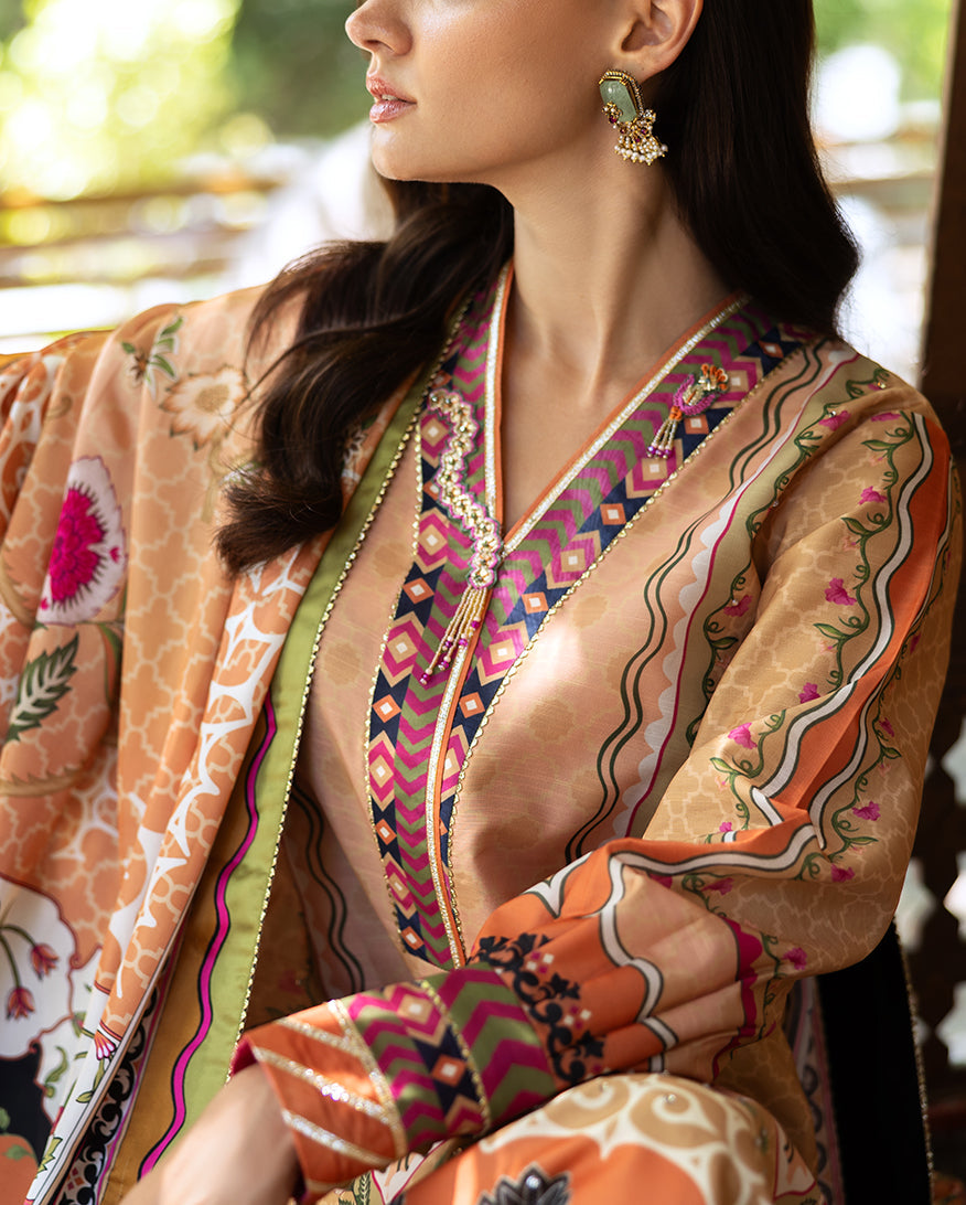 Solara Crest | NIRVANA PRINTED SILK | MUSHQ