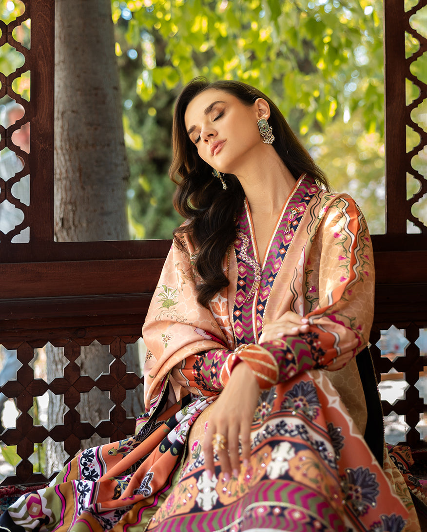 Solara Crest | NIRVANA PRINTED SILK | MUSHQ