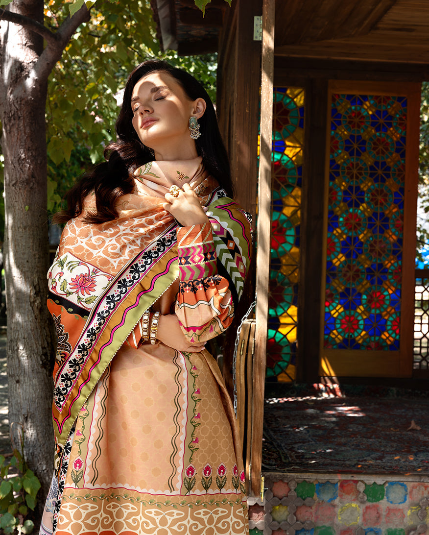 Solara Crest | NIRVANA PRINTED SILK | MUSHQ