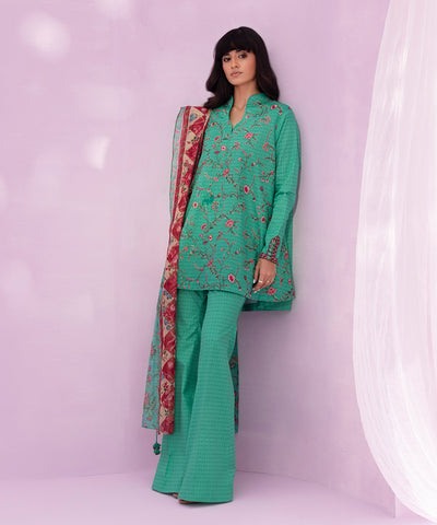 3 PIECE - EMBROIDERED LAWN SUIT | SIGNATURE LAWN VOL 4 | SAPPHIRE in UK USA UAE online kapraye.com