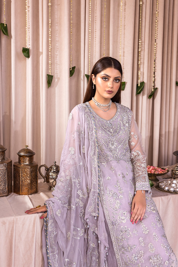 SWEET INDIGO | ROMANSIYYAH LUXURY FORMALS' 23 | Emaan Adeel in UK USA UAE online kapraye.com