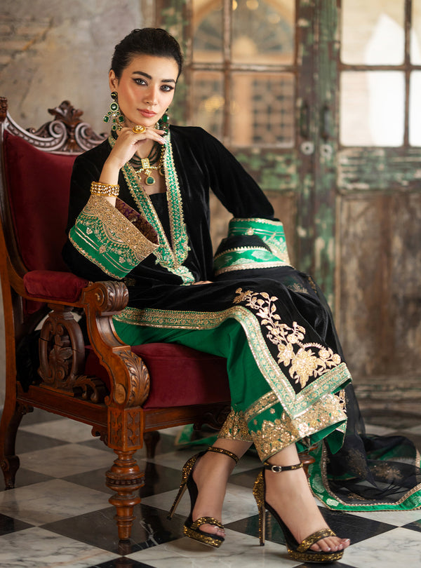 Vanya | Velvet Unstitched '24 | Zainab Chottani in UK USA UAE online kapraye.com