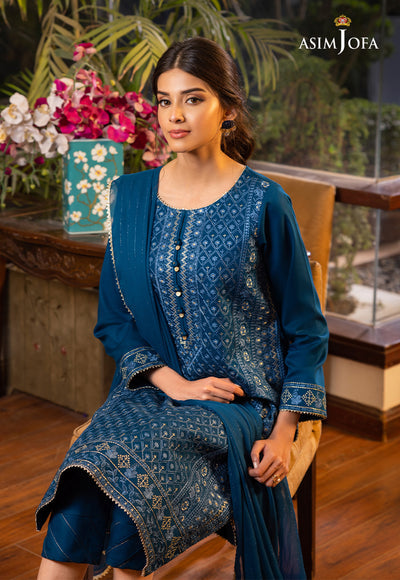 AJPE-07 (3-PC) | Festive Pret '23 | ASIM JOFA in UK USA UAE online kapraye.com