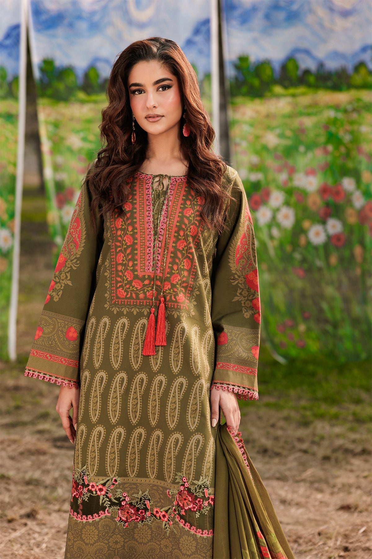 3-PC Unstitched Embroidered Lawn Collection CC6-11 | combination-vol-2-2026 | CHARIZMA