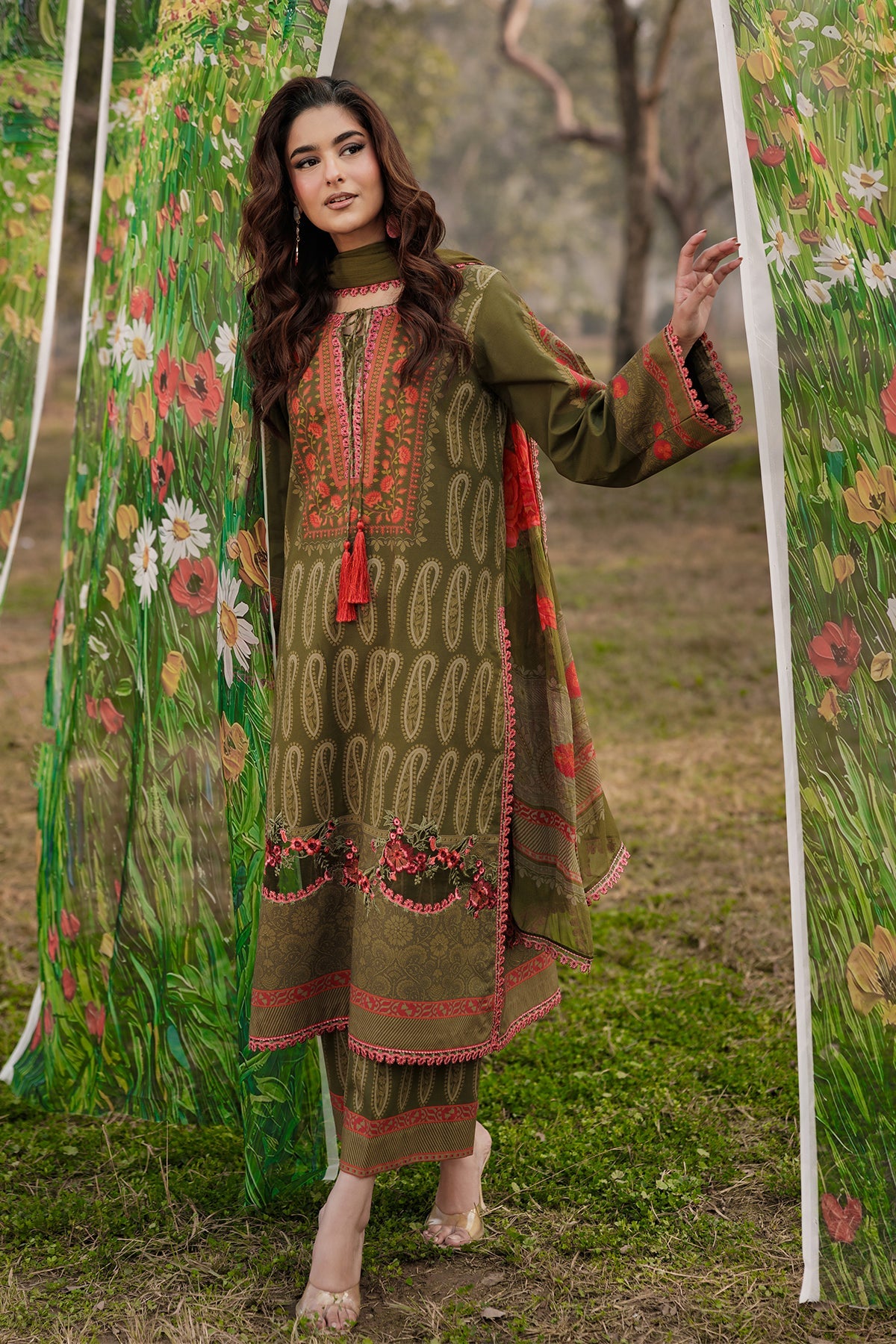 3-PC Unstitched Embroidered Lawn Collection CC6-11 | combination-vol-2-2026 | CHARIZMA