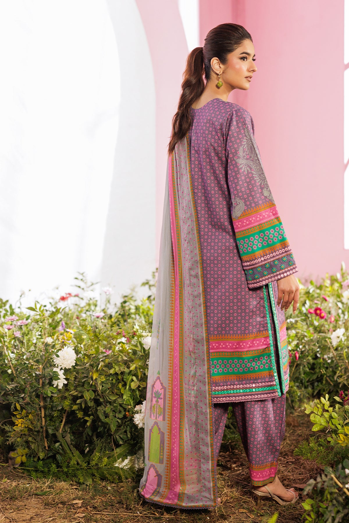 3-PC Unstitched Embroidered Lawn Collection CC6-17 | combination-vol-2-2026 | CHARIZMA