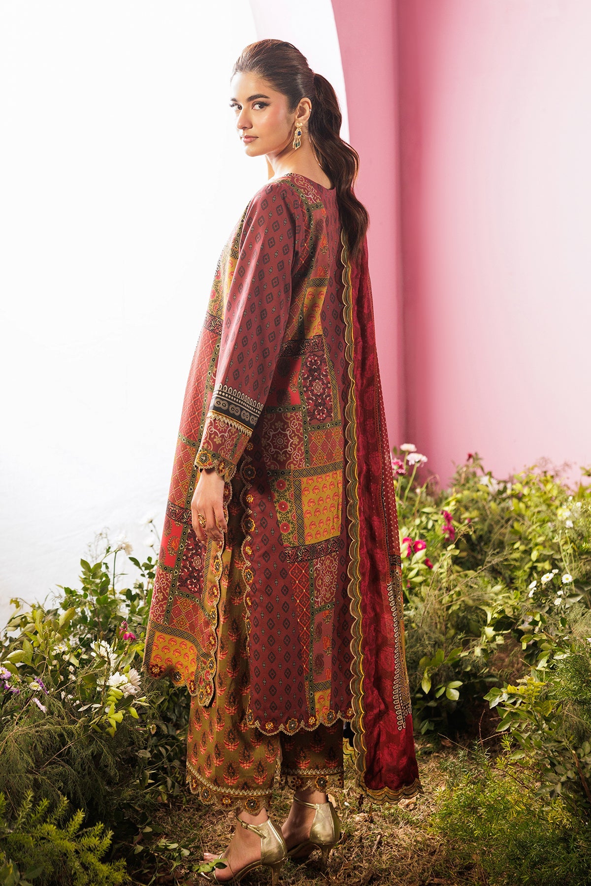 3-PC Unstitched Embroidered Lawn Collection CC6-16 | combination-vol-2-2026 | CHARIZMA
