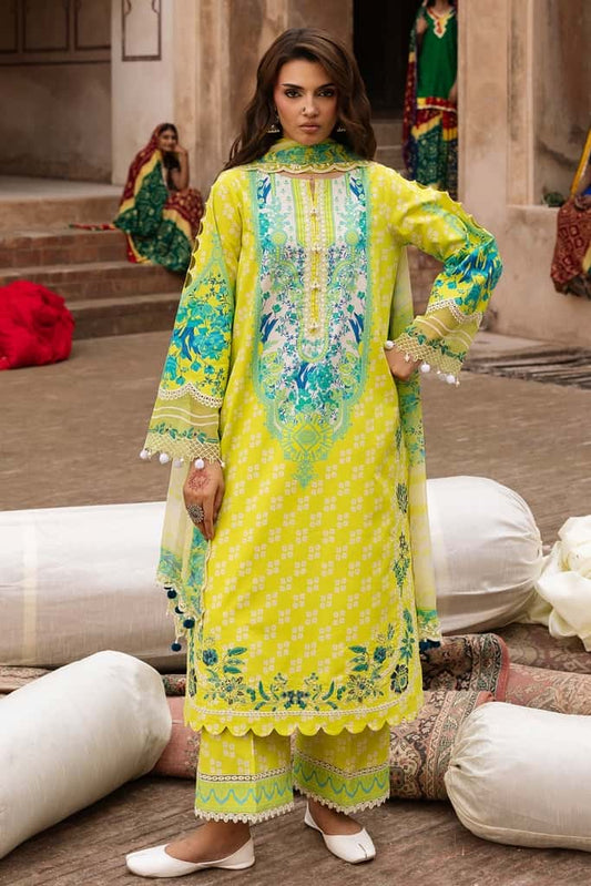 3-PC Unstitched Embroidered Lawn Collection CC6-25 | combination-vol-2-2026 | CHARIZMA