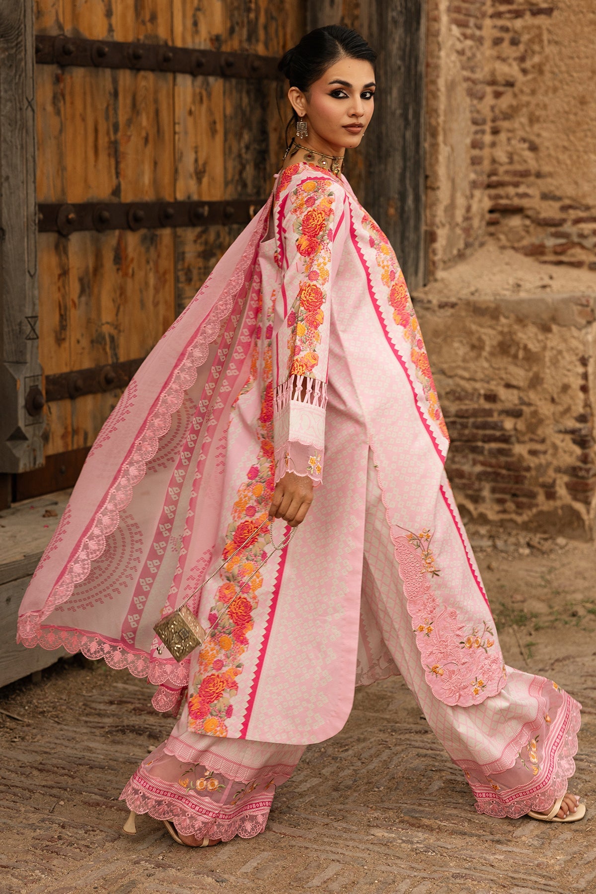 3-PC Unstitched Embroidered Lawn Collection CC6-26  | combination-vol-2-2026 | CHARIZMA