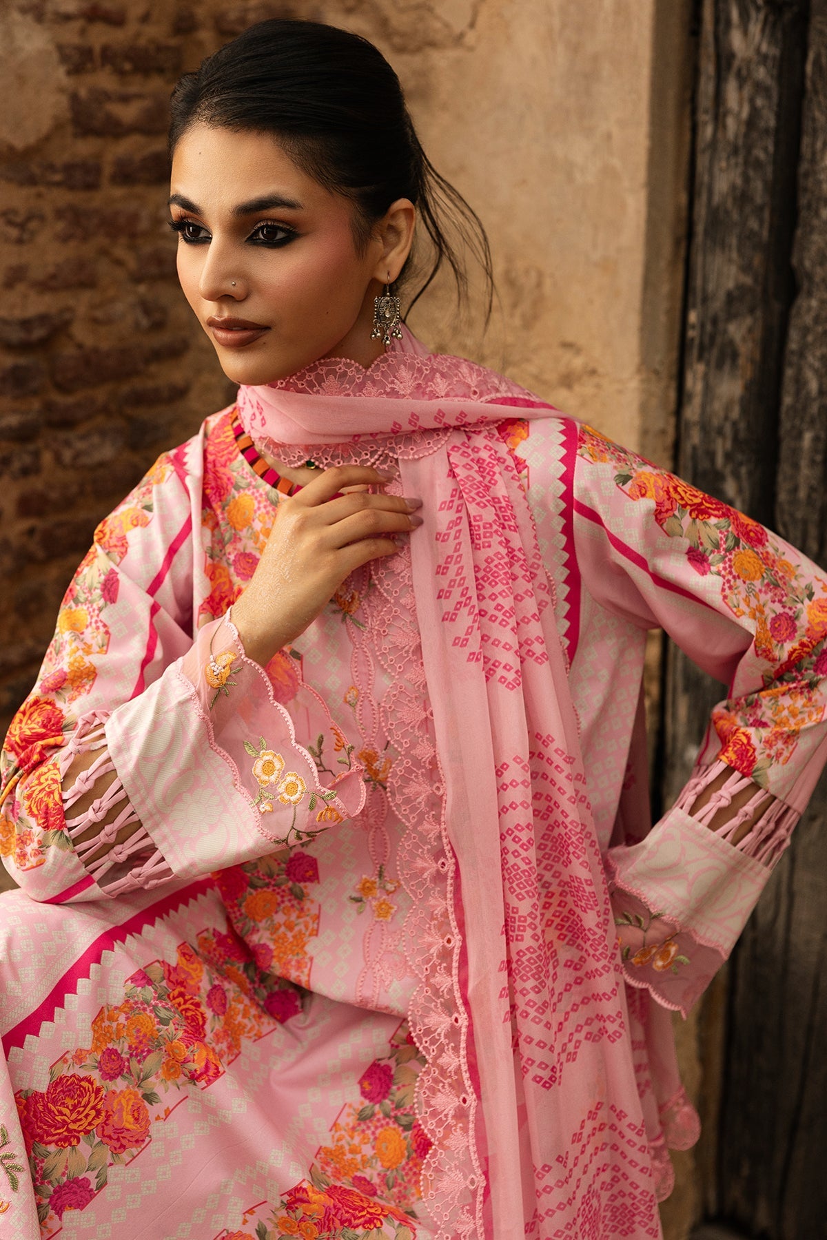 3-PC Unstitched Embroidered Lawn Collection CC6-26  | combination-vol-2-2026 | CHARIZMA