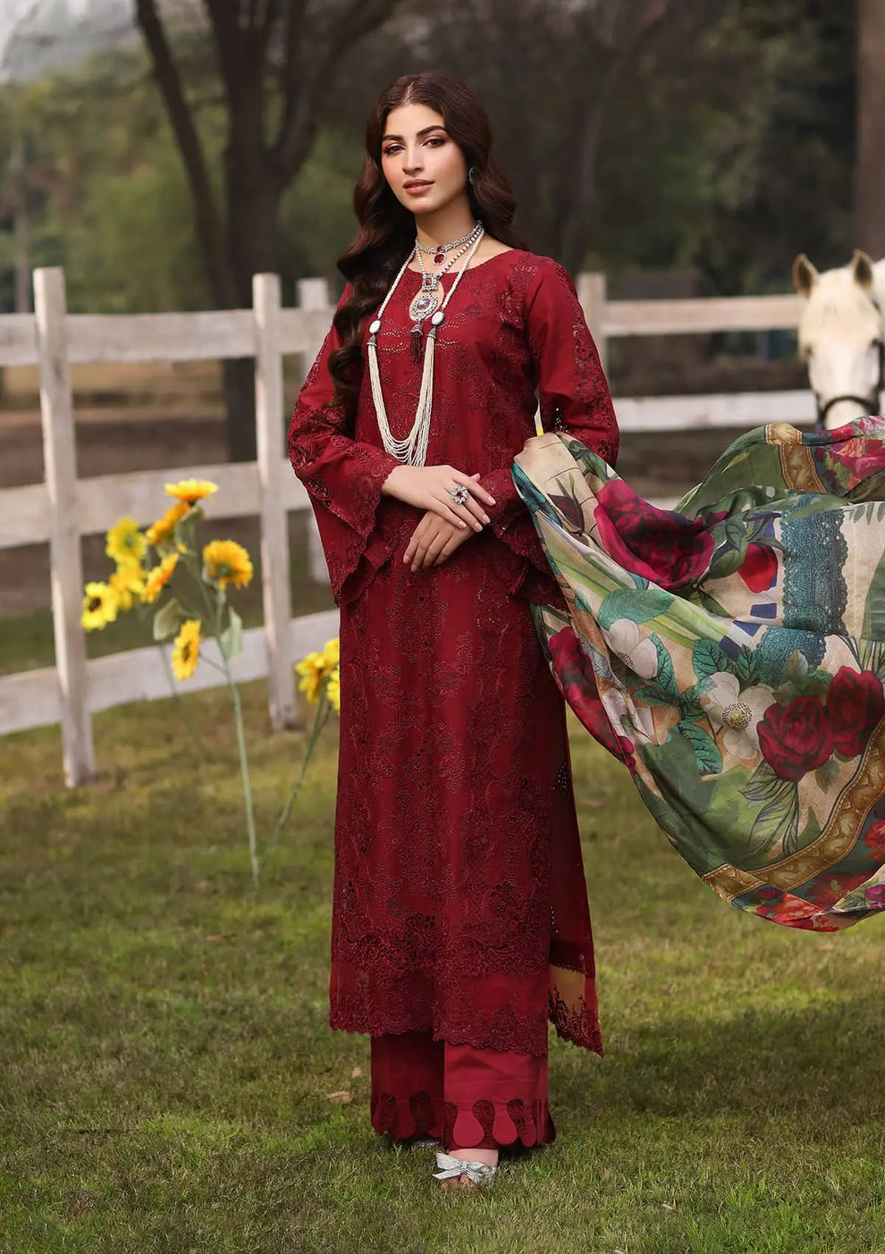 KFL-02 ALORA | FESTIVE LAWN 2024 | KAHF PREMIUM in UK USA UAE online kapraye.com