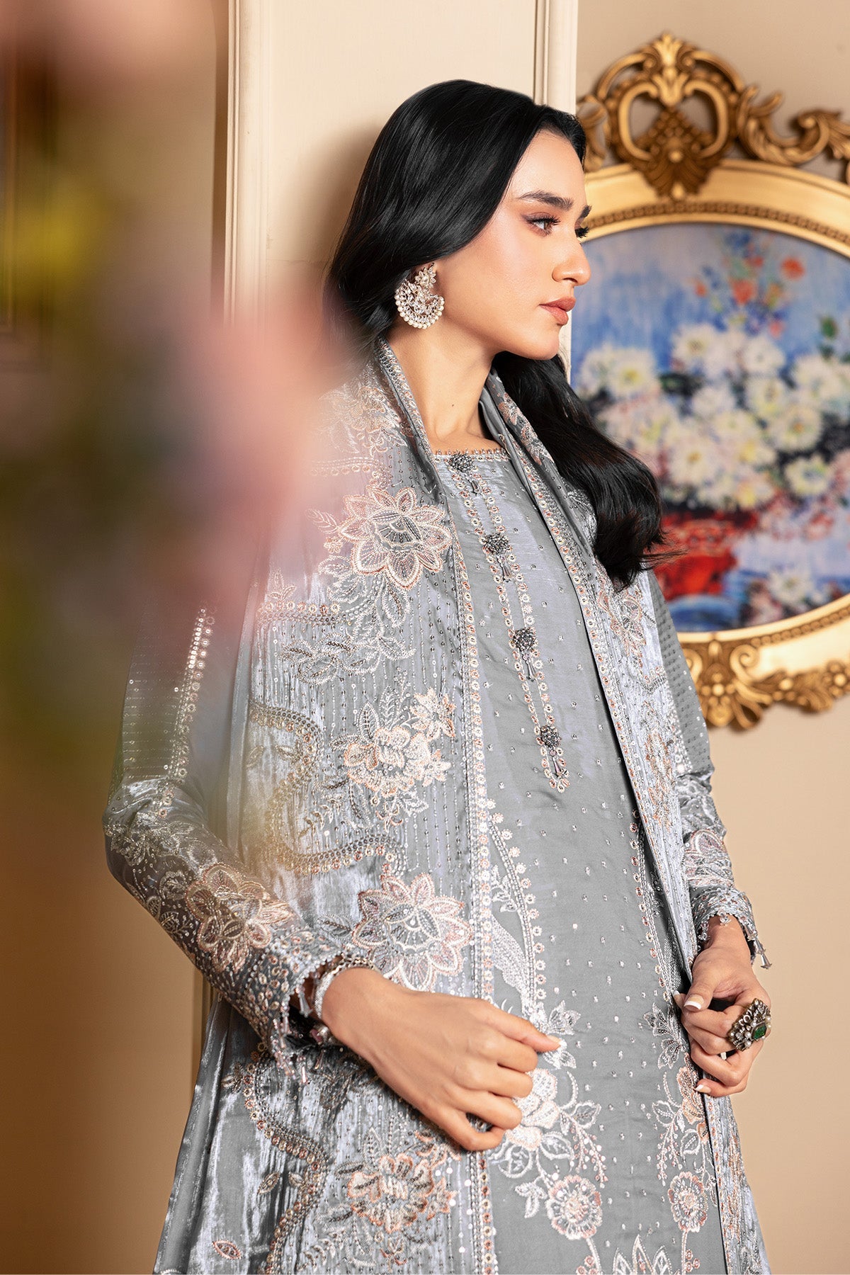 AF-SS-2239-Kundan | AAINA - A REFLECTION OF ELEGANCE | ALIZEH FASHION