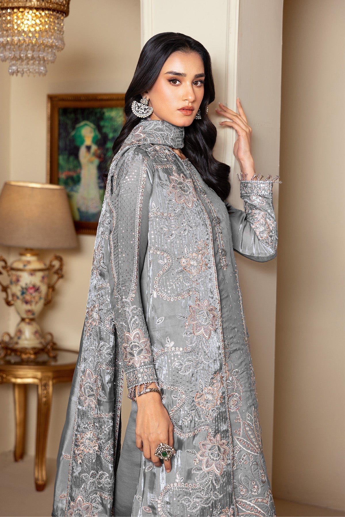 AF-SS-2239-Kundan | AAINA - A REFLECTION OF ELEGANCE | ALIZEH FASHION