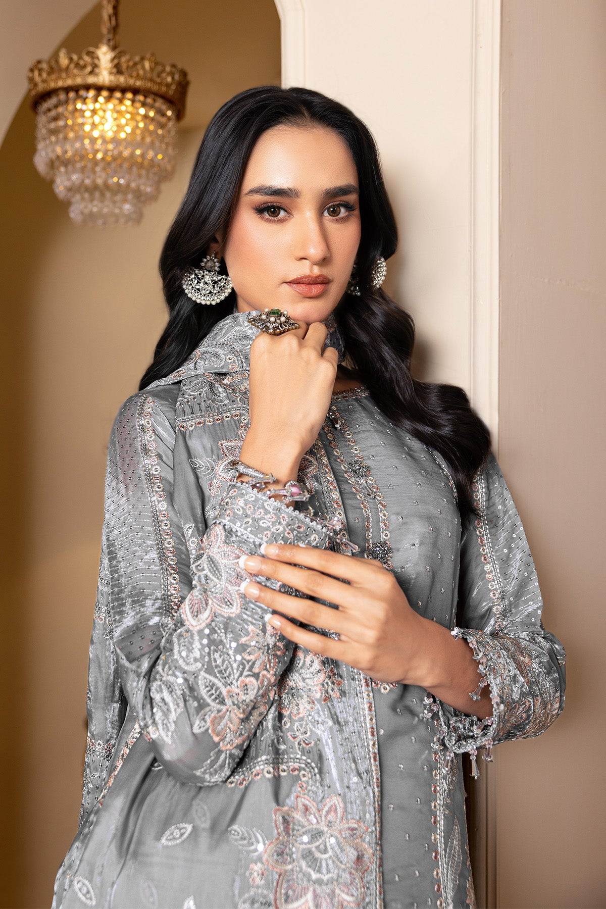 AF-SS-2239-Kundan | AAINA - A REFLECTION OF ELEGANCE | ALIZEH FASHION