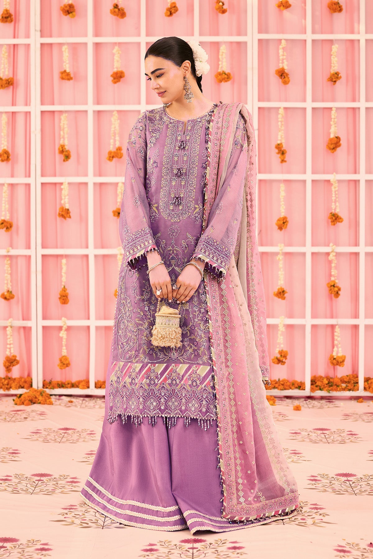 AF-ZN-2220-Zari | SHEHNAI - THE FESTIVE EDIT | ALIZEH FASHION