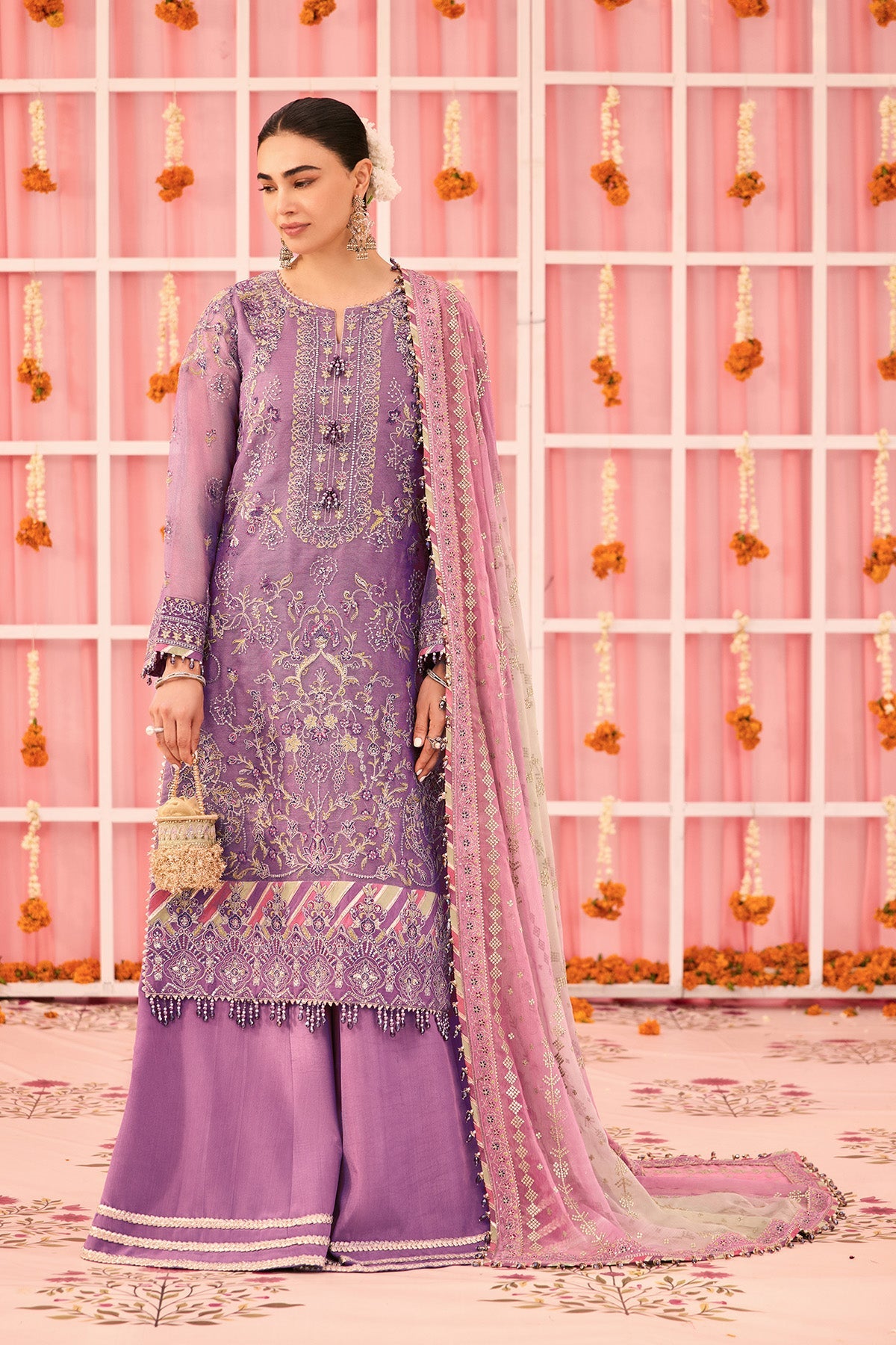 AF-ZN-2220-Zari | SHEHNAI - THE FESTIVE EDIT | ALIZEH FASHION