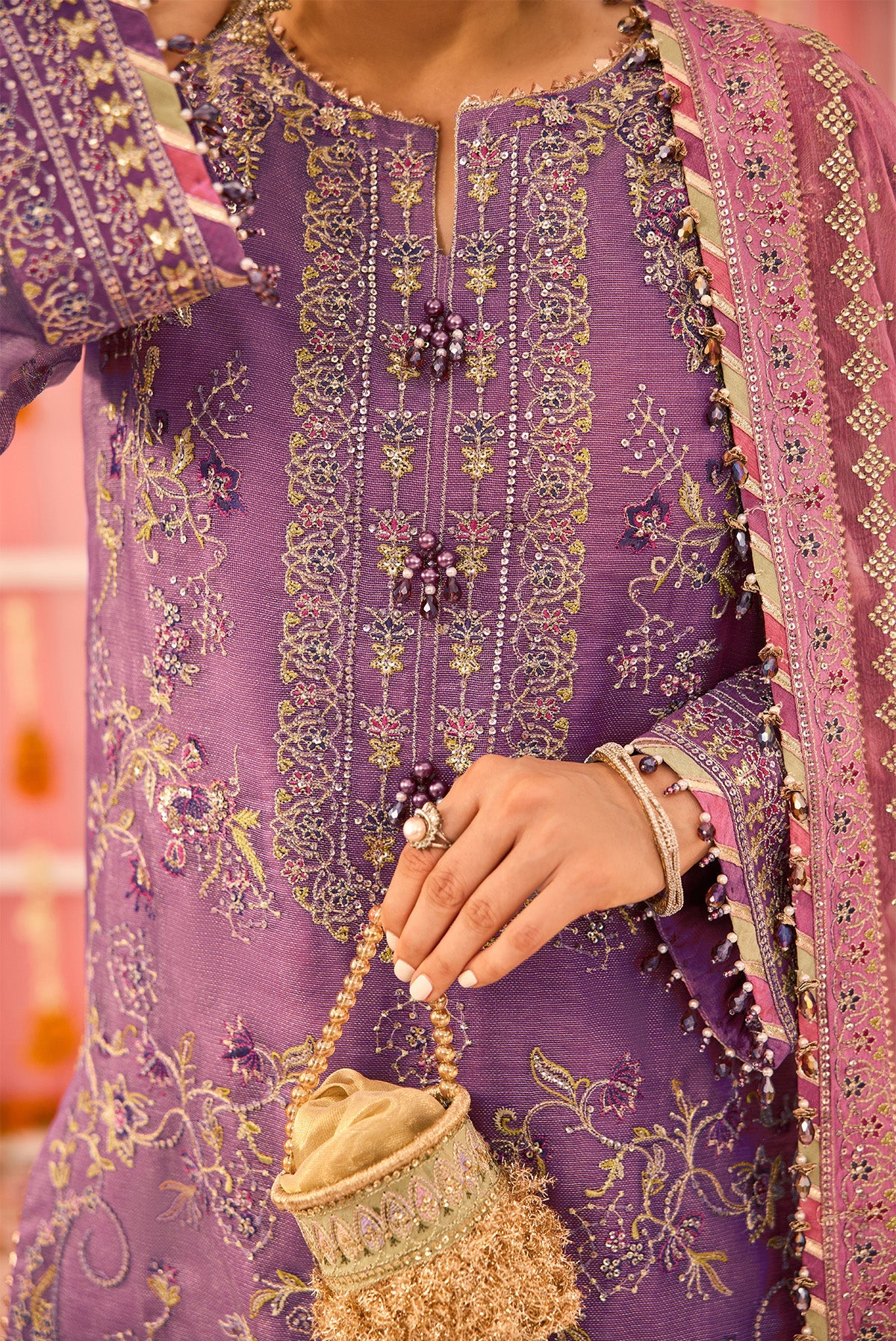 AF-ZN-2220-Zari | SHEHNAI - THE FESTIVE EDIT | ALIZEH FASHION