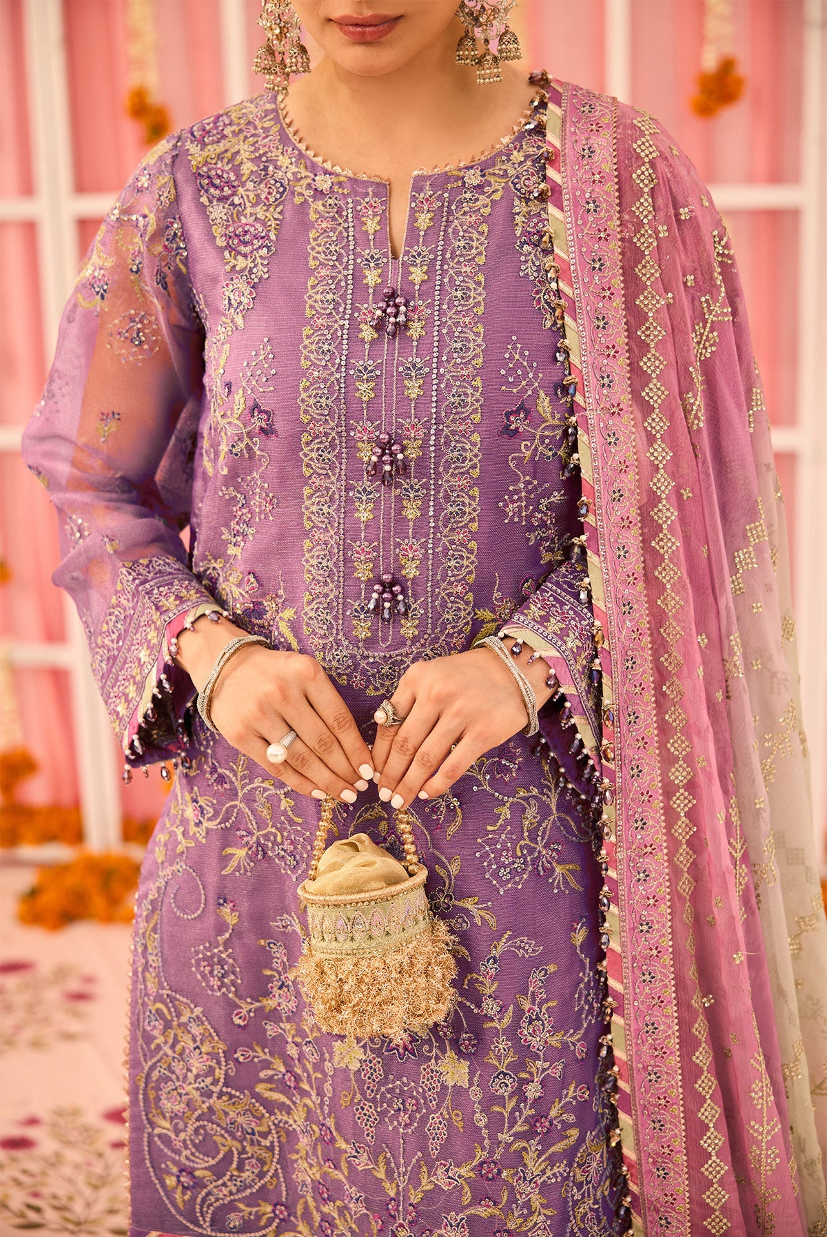 AF-ZN-2220-Zari | SHEHNAI - THE FESTIVE EDIT | ALIZEH FASHION