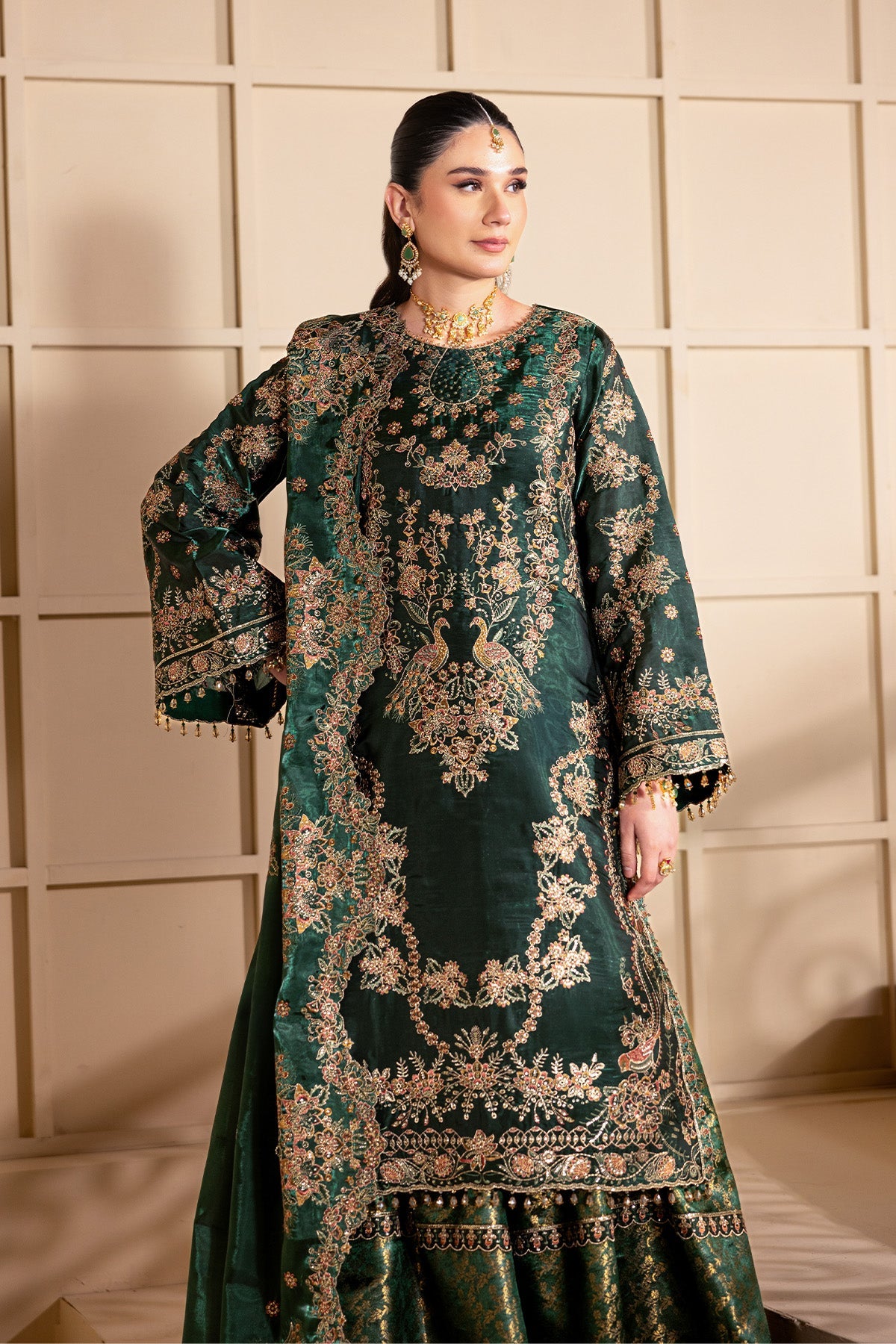AF-SS-2246-Gota | AAINA - A REFLECTION OF ELEGANCE | ALIZEH FASHION