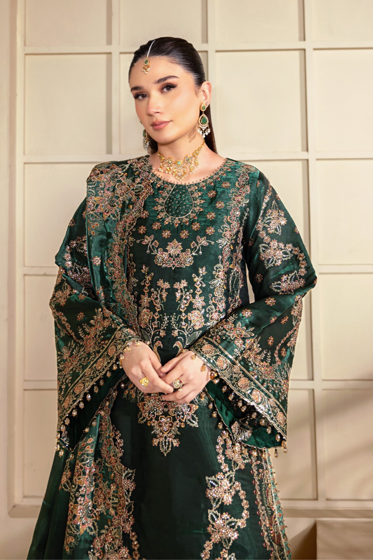 AF-SS-2246-Gota | AAINA - A REFLECTION OF ELEGANCE | ALIZEH FASHION