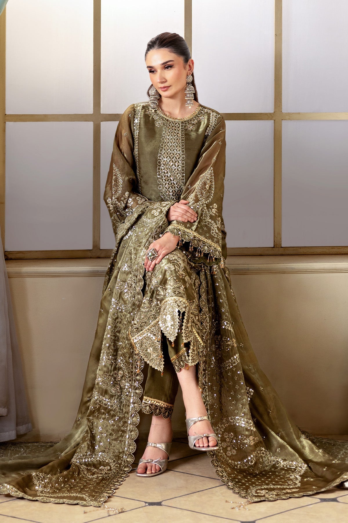 AF-SS-2236-Hoorab | AAINA - A REFLECTION OF ELEGANCE | ALIZEH FASHION