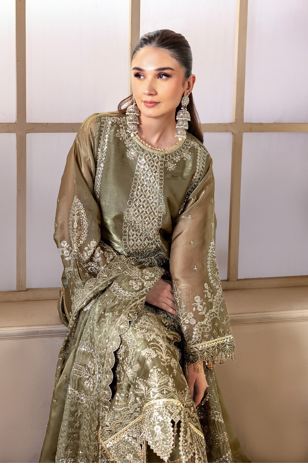 AF-SS-2236-Hoorab | AAINA - A REFLECTION OF ELEGANCE | ALIZEH FASHION
