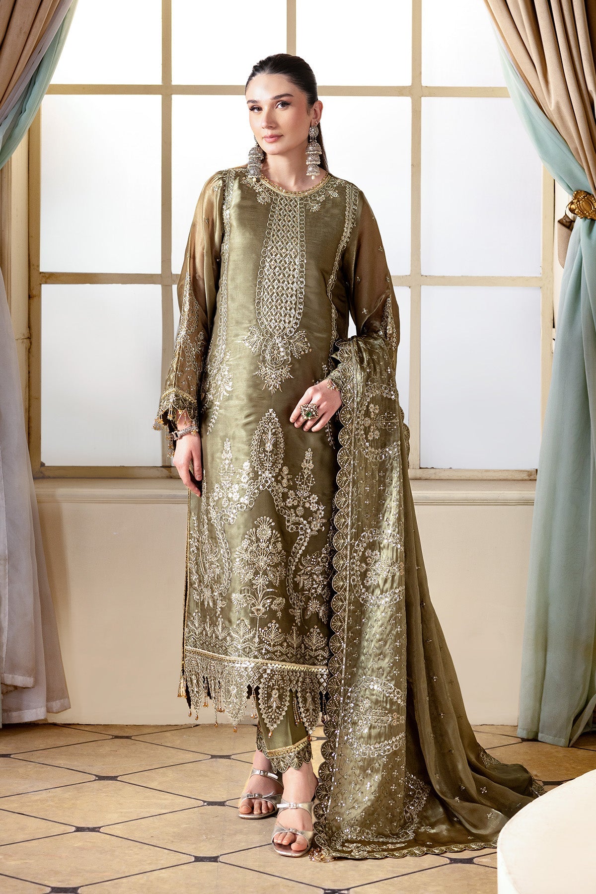 AF-SS-2236-Hoorab | AAINA - A REFLECTION OF ELEGANCE | ALIZEH FASHION