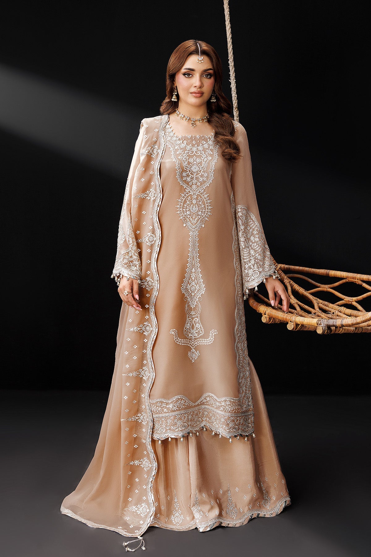 AF-DUA-3031-Gilded Lace | DUA Vol 5 | ALIZEH FASHION