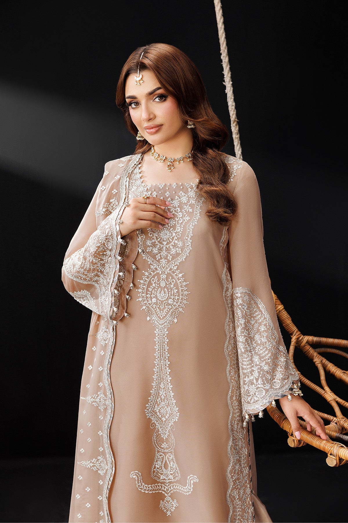 AF-DUA-3031-Gilded Lace | DUA Vol 5 | ALIZEH FASHION