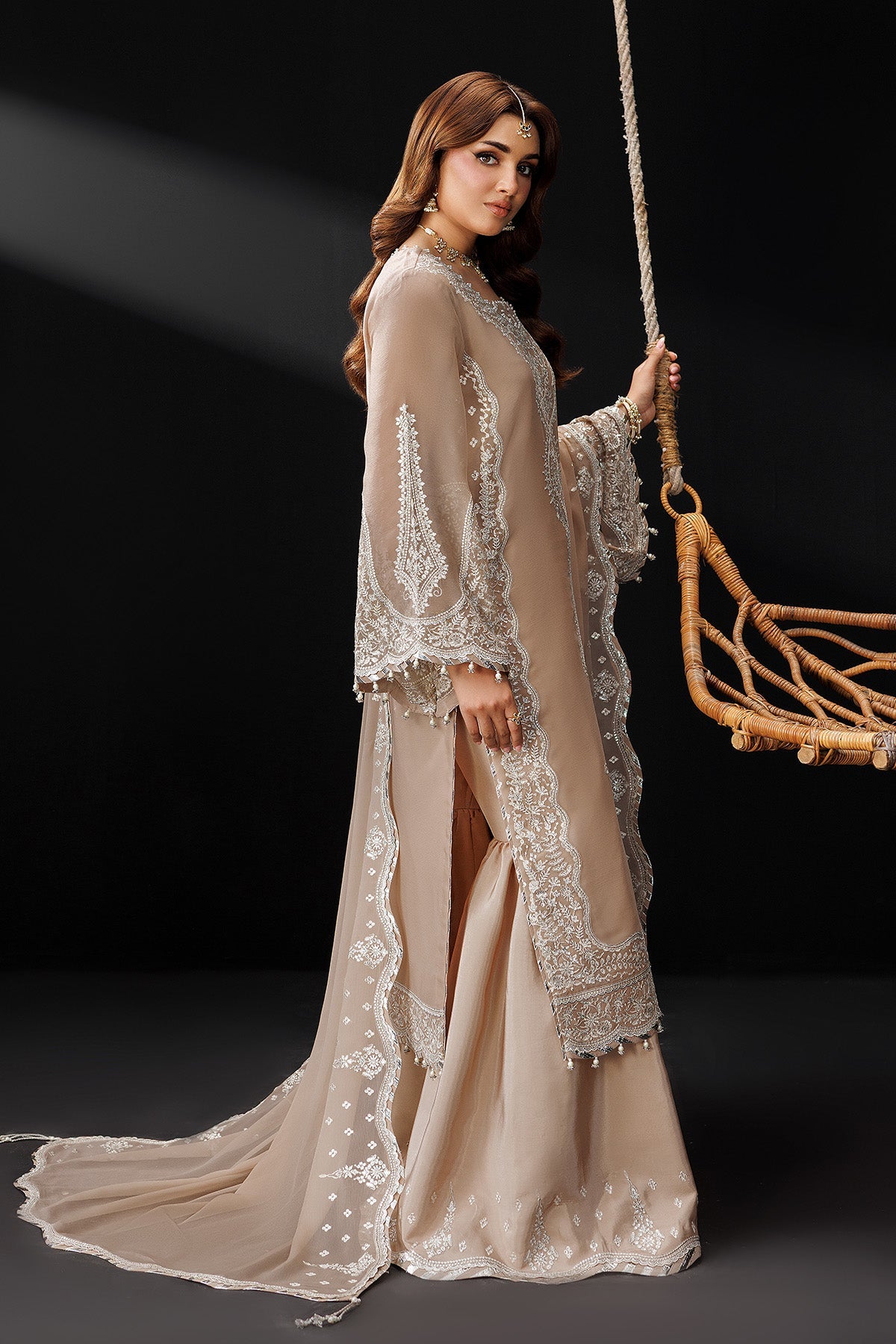 AF-DUA-3031-Gilded Lace | DUA Vol 5 | ALIZEH FASHION