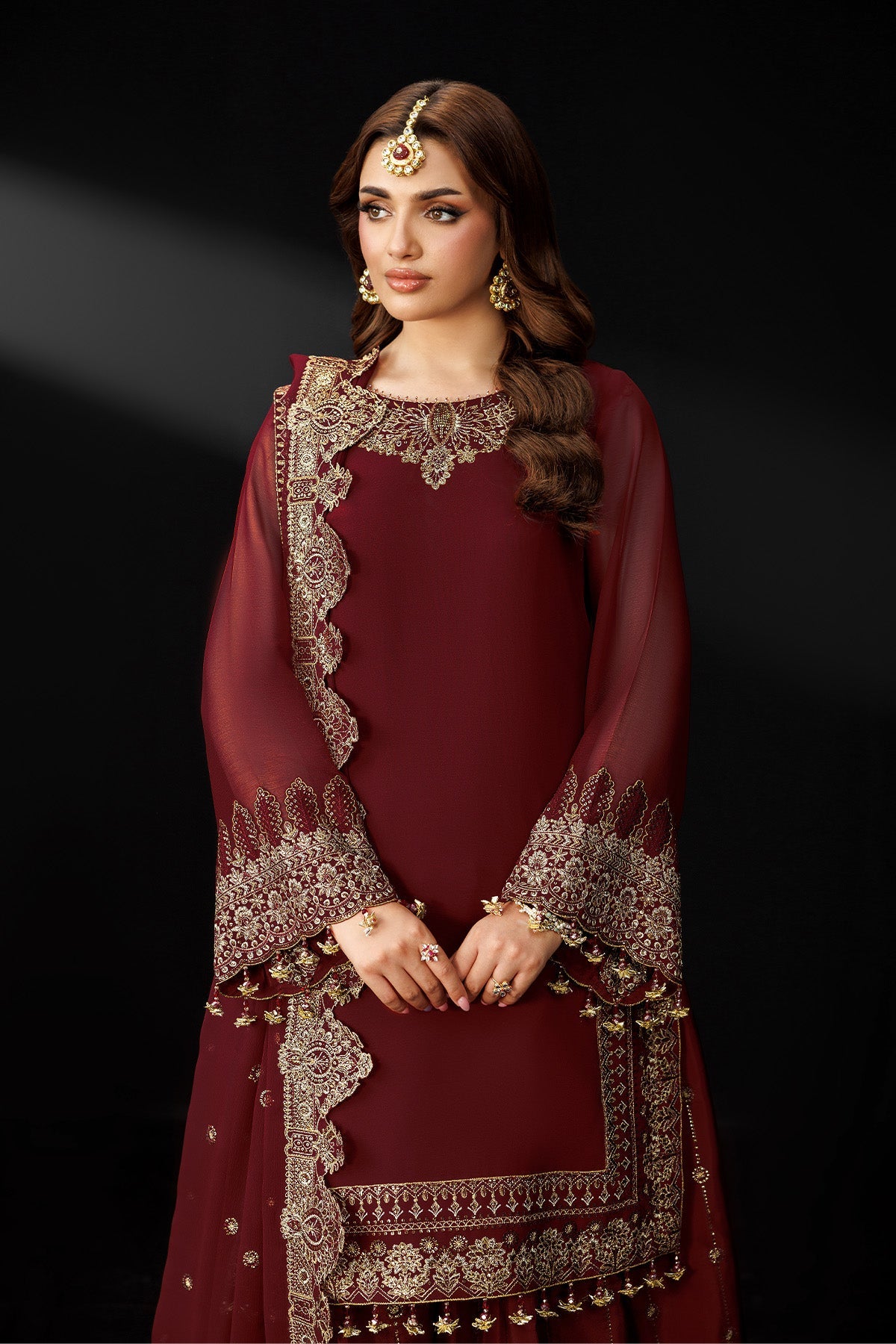 AF-DUA-3035-Marsala | DUA Vol 5 | ALIZEH FASHION