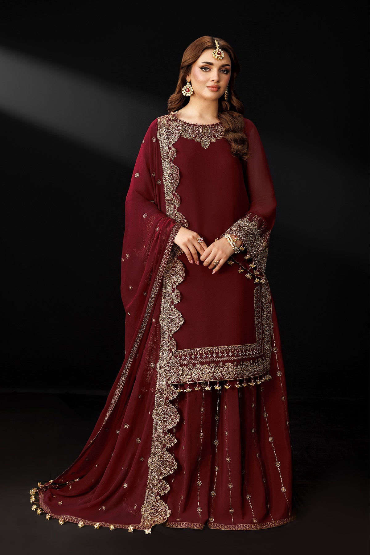 AF-DUA-3035-Marsala | DUA Vol 5 | ALIZEH FASHION