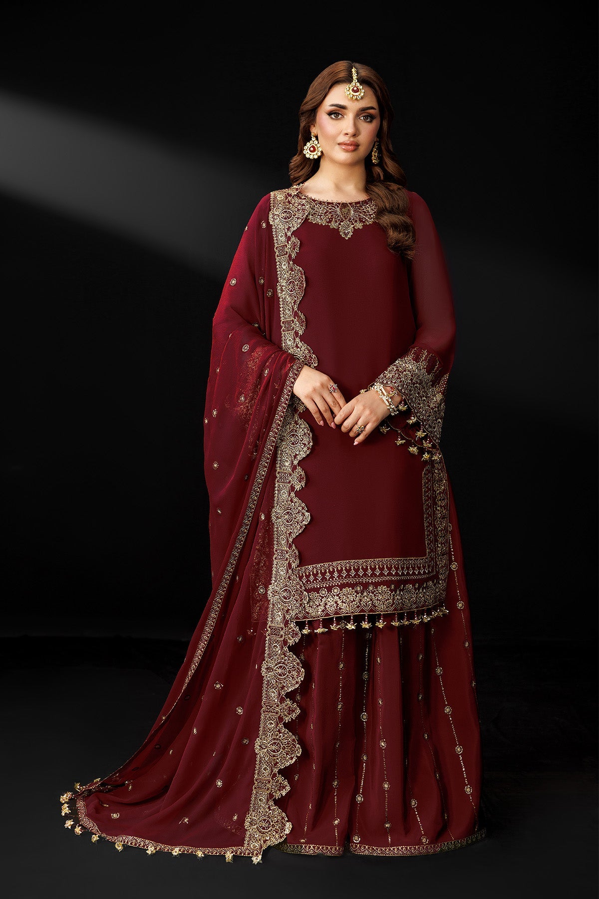 AF-DUA-3035-Marsala | DUA Vol 5 | ALIZEH FASHION