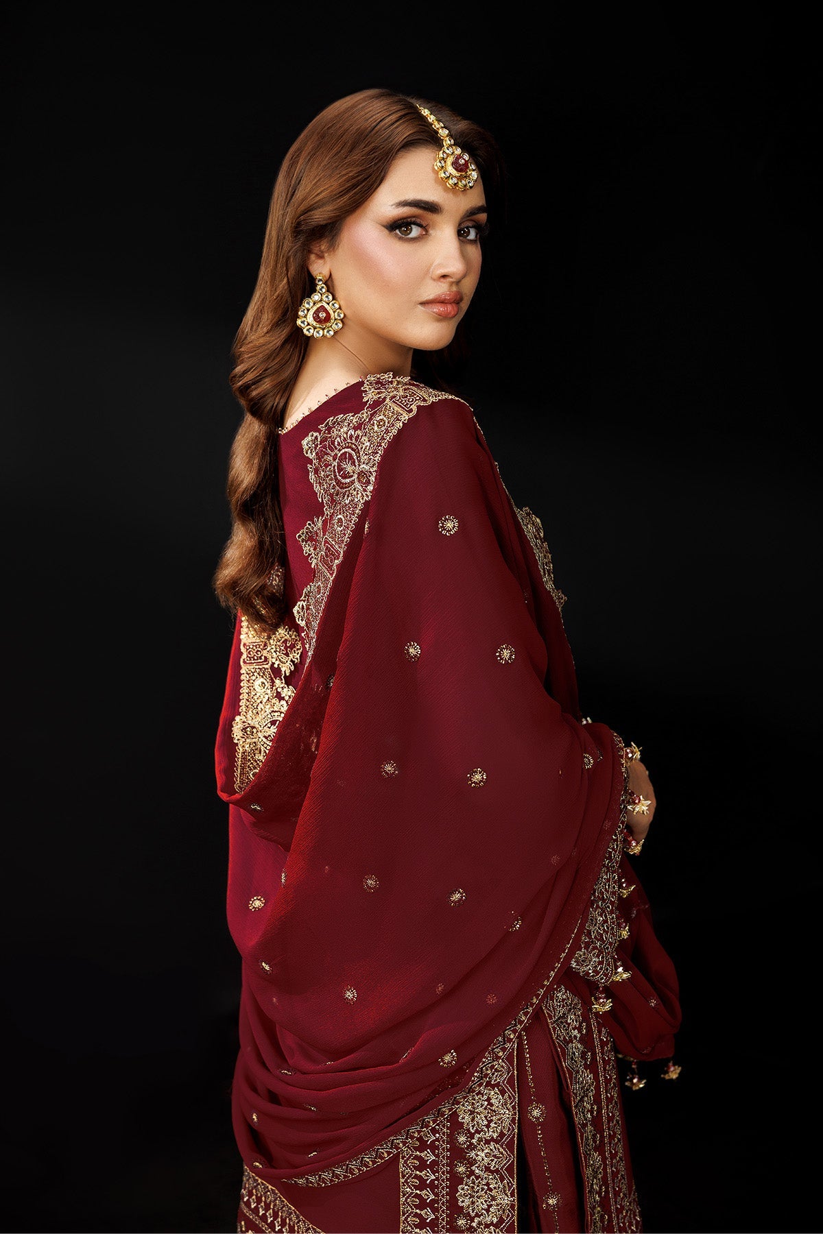AF-DUA-3035-Marsala | DUA Vol 5 | ALIZEH FASHION