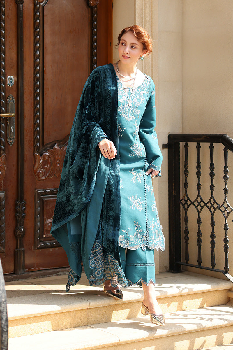 Mint | CARNATION LUXURY SHAWL EDIT | RANG RASIYA