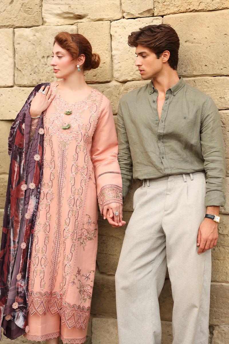 Latte | CARNATION LUXURY SHAWL EDIT | RANG RASIYA